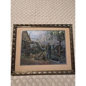 VTG Lionel Barrymore Color Etching  Foil "Point Mugu" Rare Find